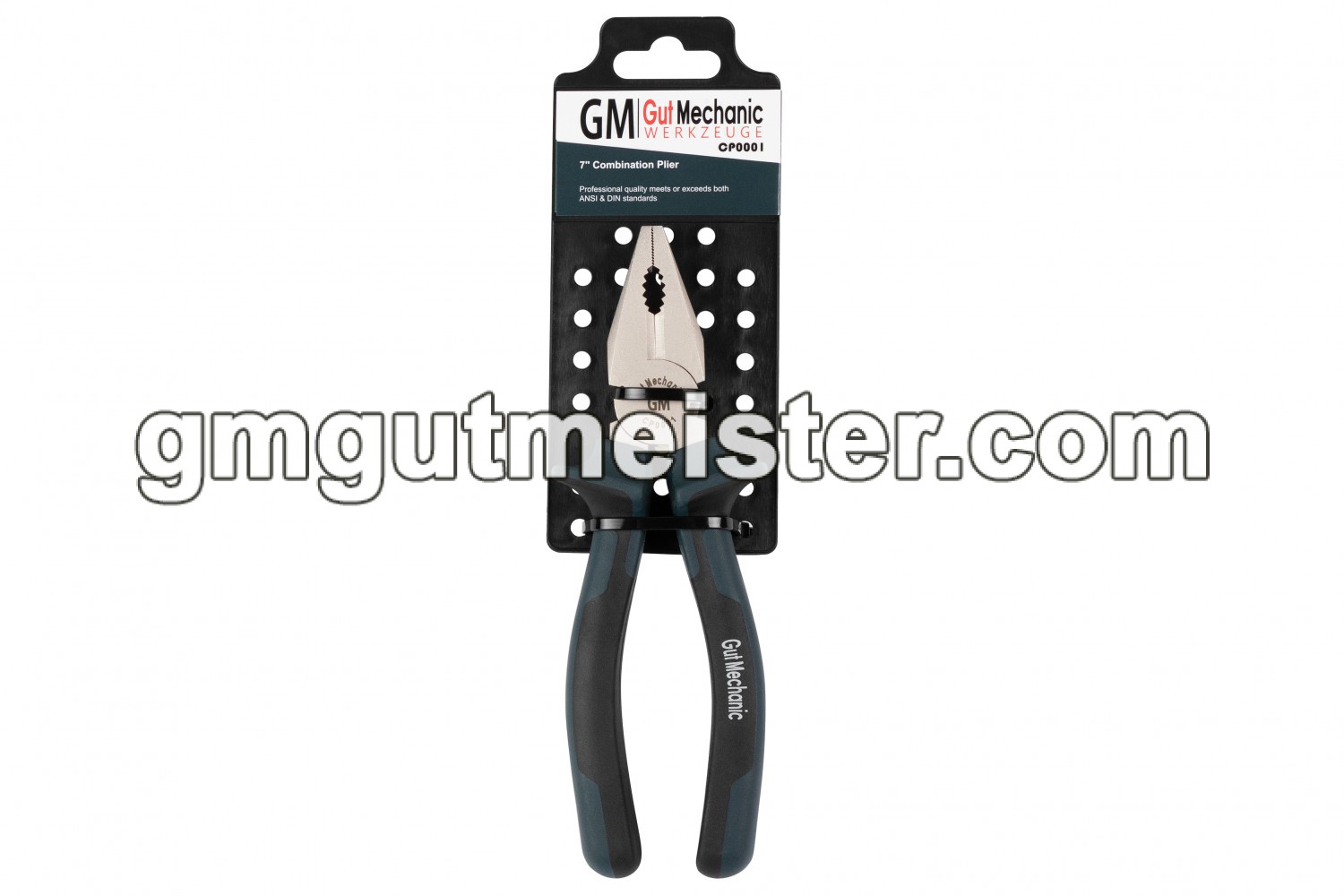 ПЛОСКОГУБЦІ (ЩИПЦІ) УНІВЕРСАЛЬНІ GUT MECHANIC 7" L-180MM CP0001 - фото 4